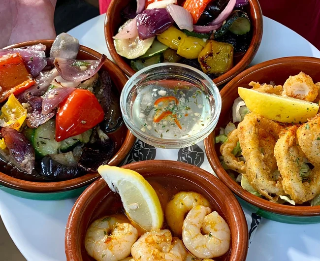 Fresh Spanish-style tapas at Los Reyes