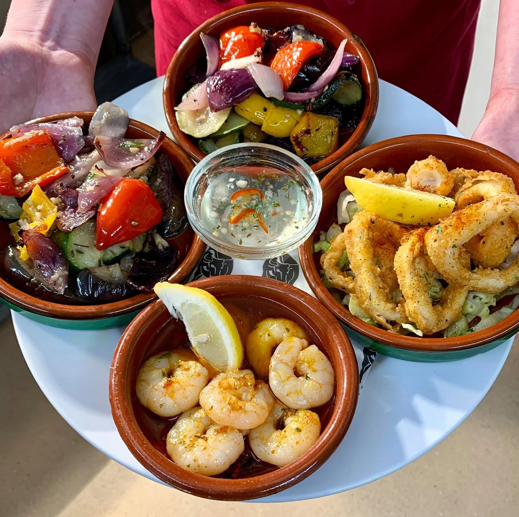 A selection of Los Reyes tapas dishes
